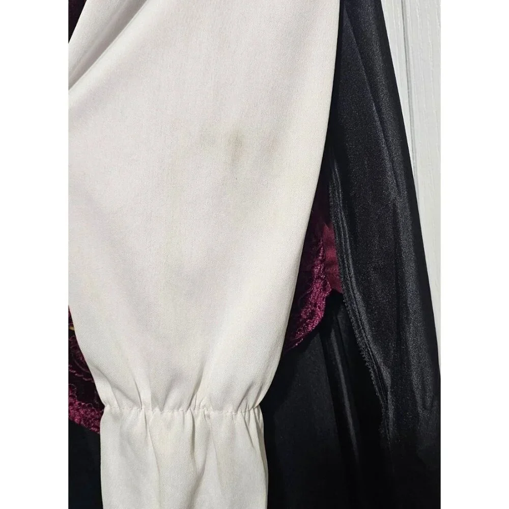 Spirit Halloween Vampire Costume Deluxe Boys 12-14 Cape Fangs Shirt Dracula - Picture 5 of 10